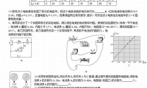 电学物理高考实验题_高考物理电学实验题真题集合