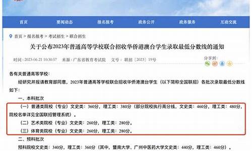 华侨生联考2023各院校分数线,华侨生联考录取名单