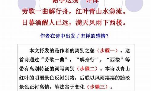 语文高考诗歌题-语文高考诗歌题目及答案